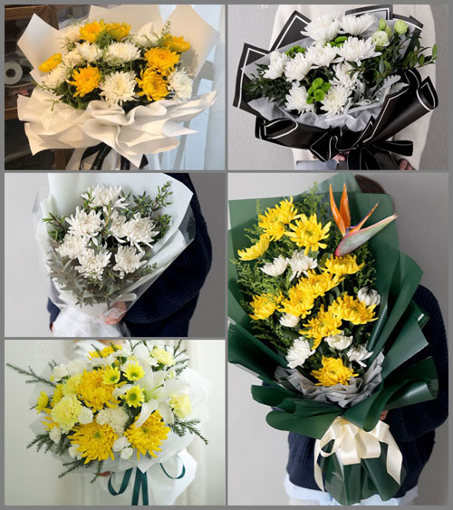 安徽池州市贵池区牛头山镇白事花束代送